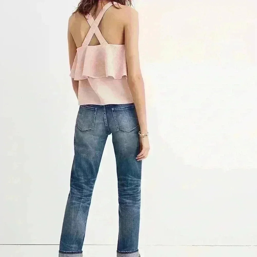 Madewell Texture & Thread Tiered Tank Top - Picture 3 of 4